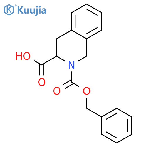 2-(benzyloxy)carbonyl-1,2,3,4-tetrahydroisoquinoline-3-carboxylic acid structure