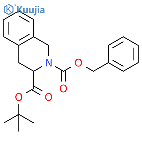 2,3(1H)-Isoquinolinedicarboxylic acid, 3,4-dihydro-, 2-(phenylMethyl) 3-(1,1-diMethylethyl) ester structure