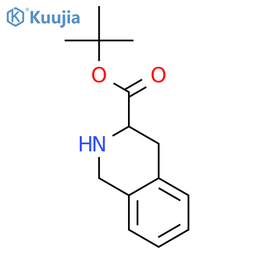 tert-butyl 1,2,3,4-tetrahydroisoquinoline-3-carboxylate structure