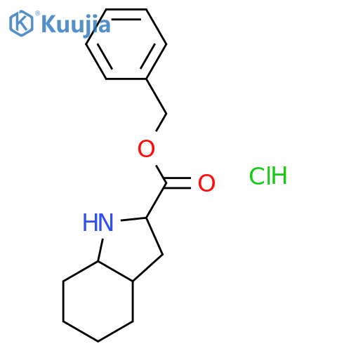 Octahydroindoline-2-carboxylic Acid Benzyl Ester Hydrochloride structure