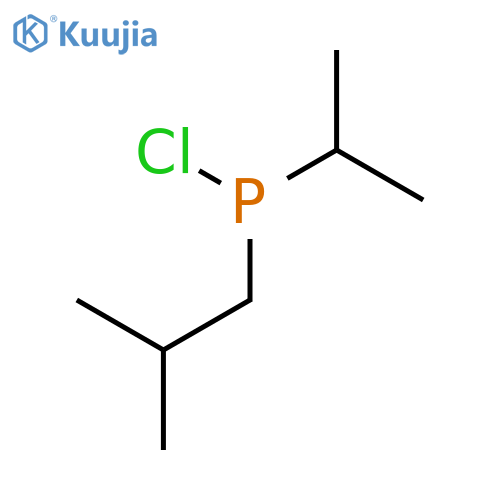 Phosphinous chloride, (1-methylethyl)(2-methylpropyl)- structure