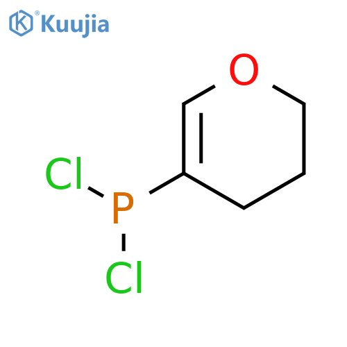 PHOSPHONOUS DICHLORIDE, (3,4-DIHYDRO-2H-PYRAN-5-YL)- structure