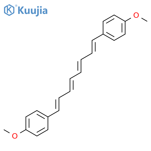Benzene, 1,1'-(1,3,5,7-octatetraene-1,8-diyl)bis[4-methoxy- structure