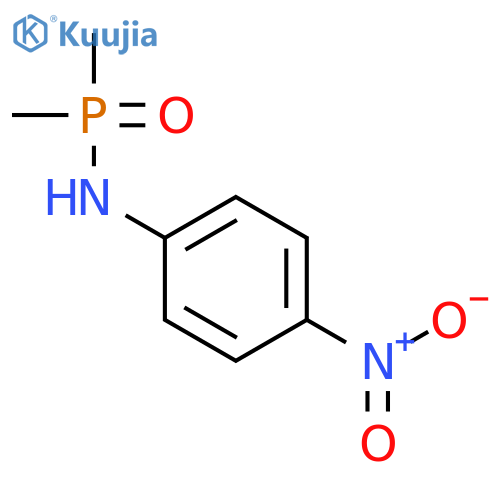 Phosphinic amide,P,P-dimethyl-N-(4-nitrophenyl)- structure