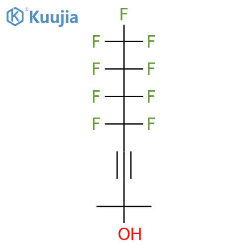 5,5,6,6,7,7,8,8,8-Nonafluoro-2-methyloct-3-yn-2-ol structure