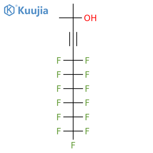 5,5,6,6,7,7,8,8,9,9,10,10,10-Tridecafluoro-2-methyldec-3-yn-2-ol structure