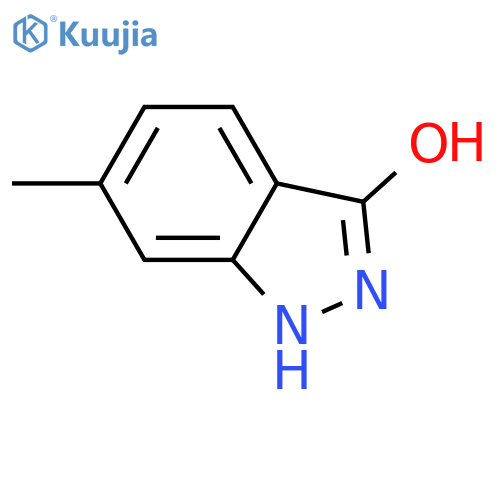 3-Hydroxy-6-methyl (1H)indazole structure