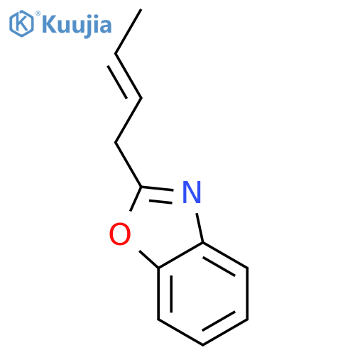 BENZOXAZOLE, 2-(2-BUTENYL)- structure