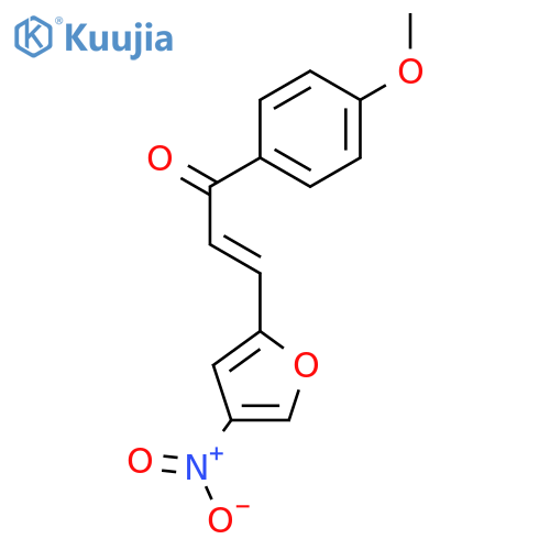 2-Propen-1-one, 1-(4-methoxyphenyl)-3-(4-nitro-2-furanyl)- structure