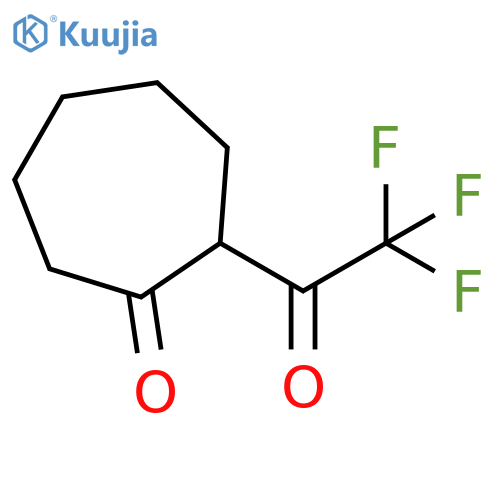 2-(Trifluoroacetyl)cycloheptanone structure