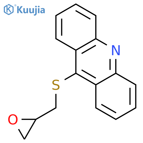 Acridine, 9-[(oxiranylmethyl)thio]- structure