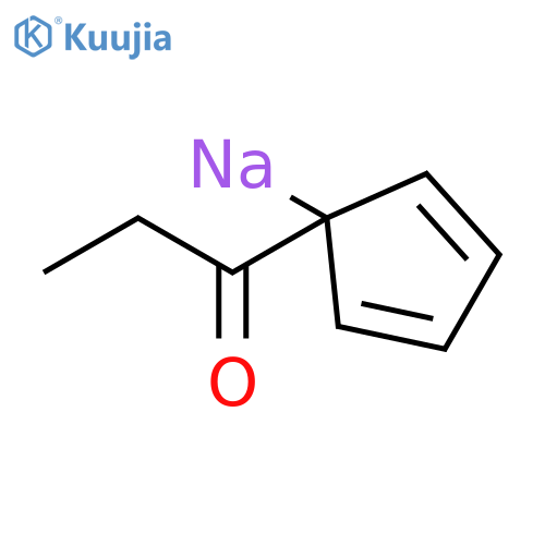 Sodium, [1-(1-oxopropyl)-2,4-cyclopentadien-1-yl]- structure