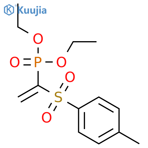 Phosphonic acid, [1-[(4-methylphenyl)sulfonyl]ethenyl]-, diethyl ester structure