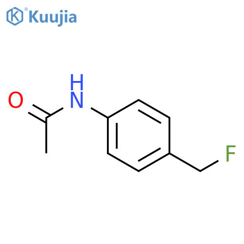 Acetamide, N-[4-(fluoromethyl)phenyl]- structure