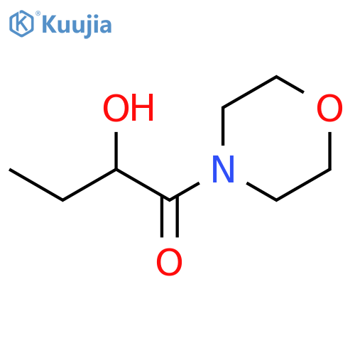 Morpholine, 4-(2-hydroxy-1-oxobutyl)- structure