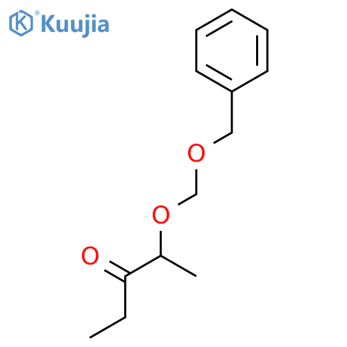 3-Pentanone, 2-[(phenylmethoxy)methoxy]-, (2R)- structure