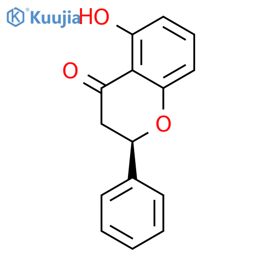 4H-1-Benzopyran-4-one, 2,3-dihydro-5-hydroxy-2-phenyl-, (2R)- structure