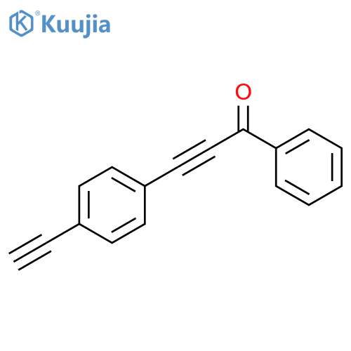 2-Propyn-1-one, 3-(4-ethynylphenyl)-1-phenyl- structure
