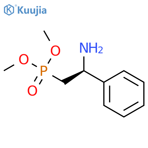 Phosphonic acid, [(2S)-2-amino-2-phenylethyl]-, dimethyl ester structure