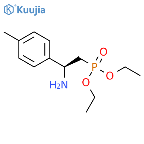 Phosphonic acid, [(2S)-2-amino-2-(4-methylphenyl)ethyl]-, diethyl ester structure