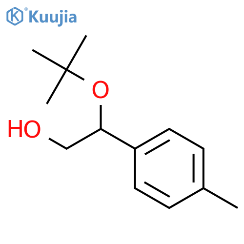 Benzeneethanol, b-(1,1-dimethylethoxy)-4-methyl- structure
