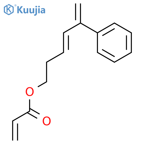 2-Propenoic acid, (3E)-5-phenyl-3,5-hexadienyl ester structure