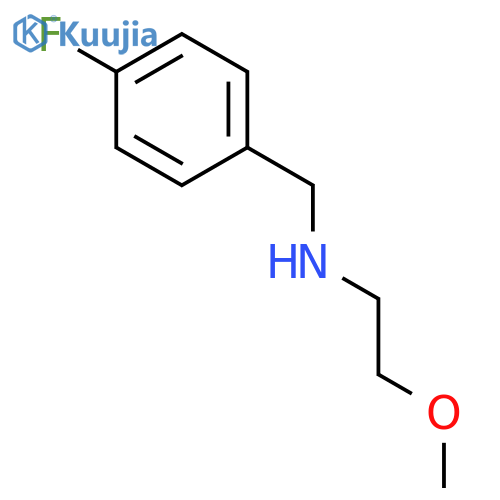 (4-Fluorobenzyl)(2-methoxyethyl)amine structure