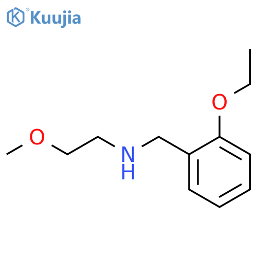 (2-ethoxyphenyl)methyl(2-methoxyethyl)amine structure