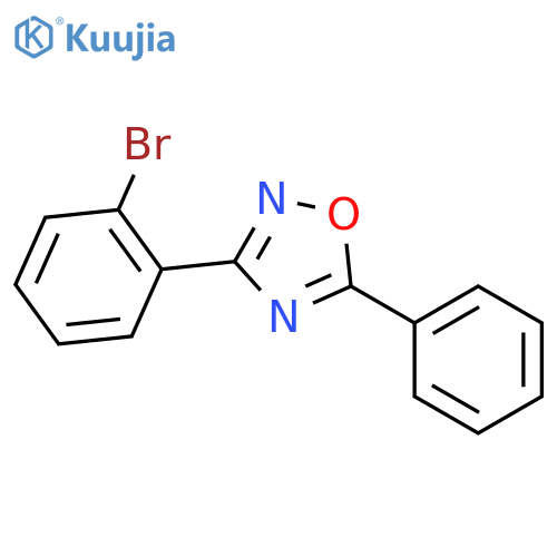 3-(2-Bromophenyl)-5-phenyl-1,2,4-oxadiazole structure