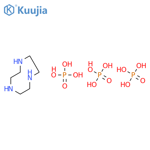1H-1,4,7-Triazonine, octahydro-, phosphate (1:3) structure