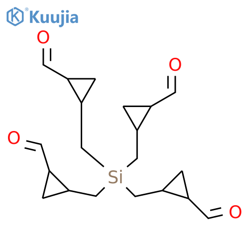 Cyclopropanecarboxaldehyde,  2,2',2'',2'''-[silanetetrayltetrakis(methylene)]tetrakis- structure