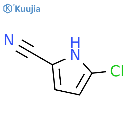 1H-Pyrrole-2-carbonitrile, 5-chloro- structure
