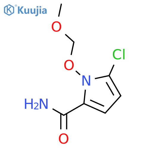 1H-Pyrrole-2-carboxamide, 5-chloro-1-(methoxymethoxy)- structure