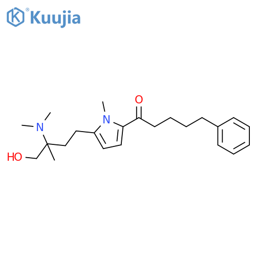 1-Pentanone, 1-[5-[3-(dimethylamino)-4-hydroxy-3-methylbutyl]-1-methyl-1H-pyrrol-2-yl]-5-phenyl- structure
