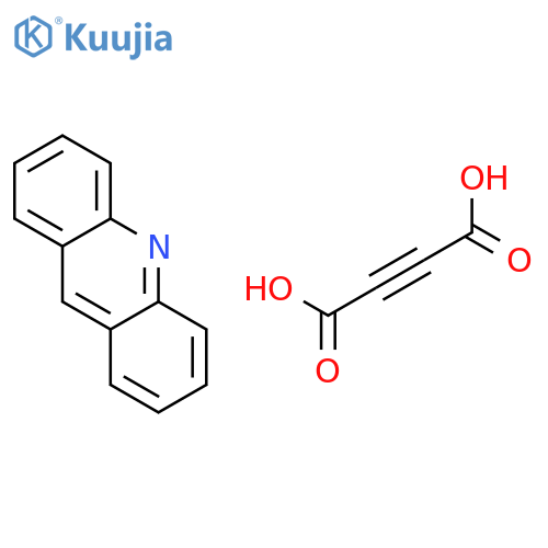 2-Butynedioic acid, compd. with acridine (1:1) structure