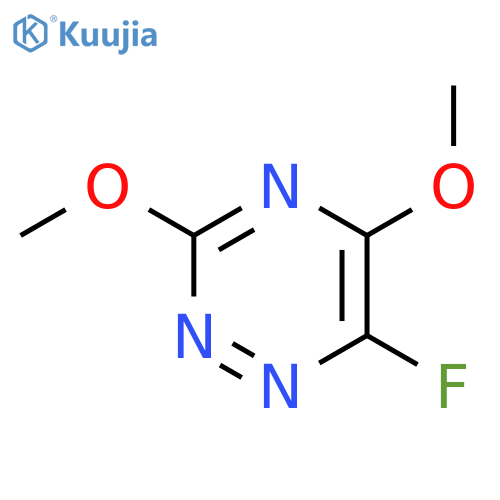 1,2,4-Triazine,6-fluoro-3,5-dimethoxy- structure