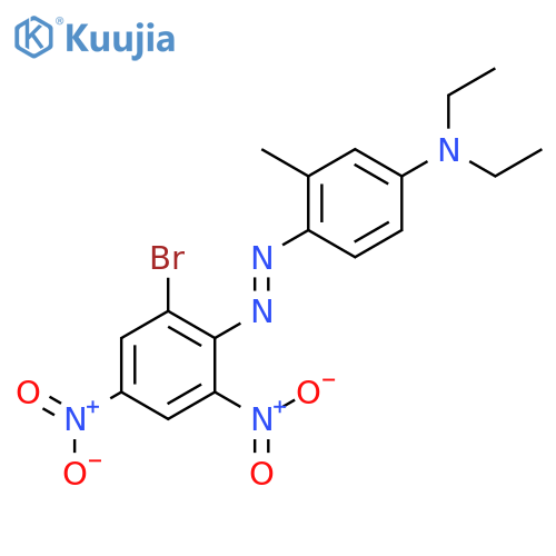 Benzenamine,4-[2-(2-bromo-4,6-dinitrophenyl)diazenyl]-N,N-diethyl-3-methyl- structure