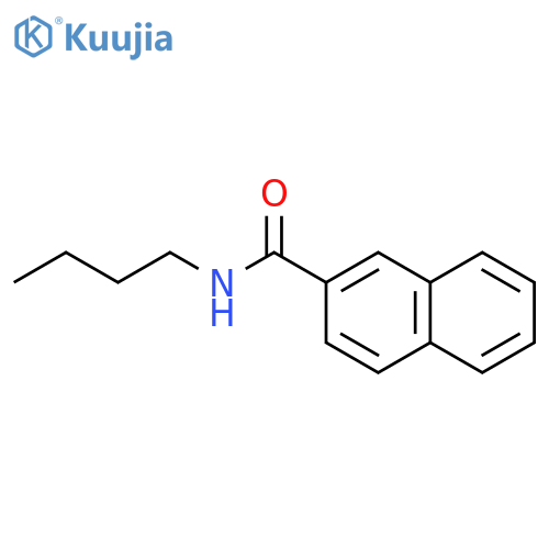 2-Naphthalenecarboxamide, N-butyl- structure