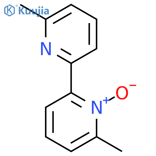 2,2'-BIPYRIDINE, 6,6'-DIMETHYL-, 1-OXIDE structure