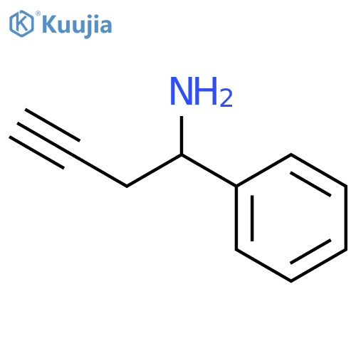 1-phenylbut-3-yn-1-amine structure