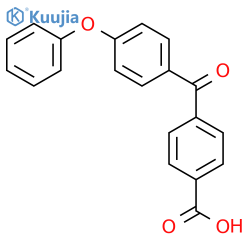 Benzoic acid, 4-(4-phenoxybenzoyl)- structure