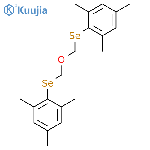 Benzene, 1,1'-[oxybis(methyleneseleno)]bis[2,4,6-trimethyl- structure