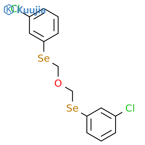 BENZENE, 1,1'-[OXYBIS(METHYLENESELENO)]BIS[3-CHLORO- structure