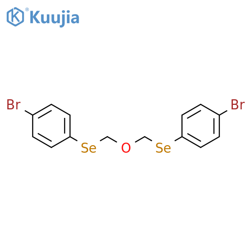 Benzene, 1,1'-[oxybis(methyleneseleno)]bis[4-bromo- structure