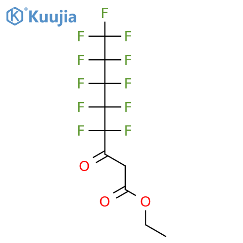 OCTANOIC ACID, 4,4,5,5,6,6,7,7,8,8,8-UNDECAFLUORO-3-OXO-, ETHYL ESTER structure