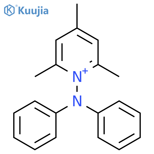 Pyridinium, 1-(diphenylamino)-2,4,6-trimethyl- structure