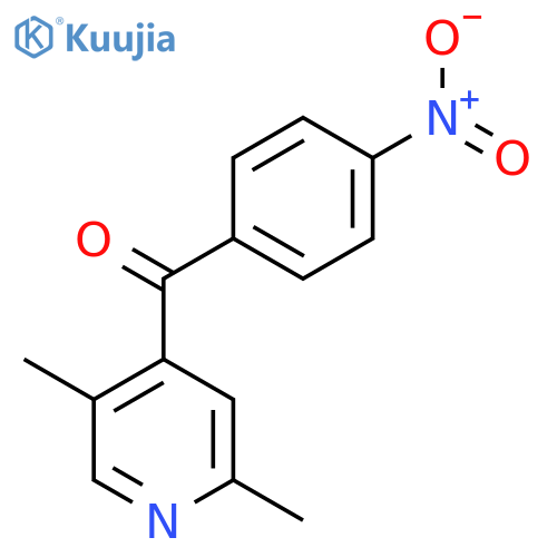 Methanone, (2,5-dimethyl-4-pyridinyl)(4-nitrophenyl)- structure