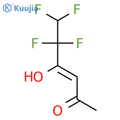 3-HEXEN-2-ONE, 5,5,6,6-TETRAFLUORO-4-HYDROXY- structure