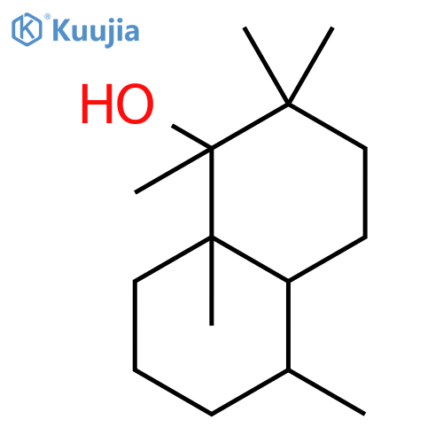1-Naphthalenol, decahydro-1,2,2,5,8a-pentamethyl- structure