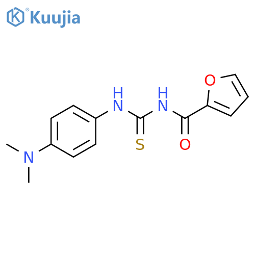2-Furancarboxamide,N-[[[4-(dimethylamino)phenyl]amino]thioxomethyl]- structure
